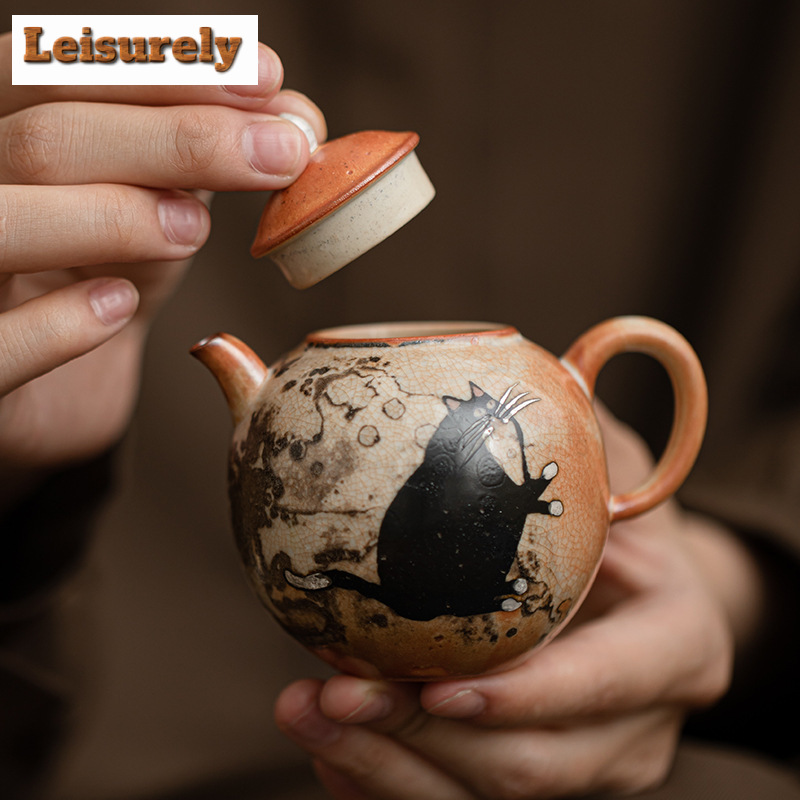 100ml el boyalı kedi çaydanlık - Chamomile Tea incelemesi ve fiyatı