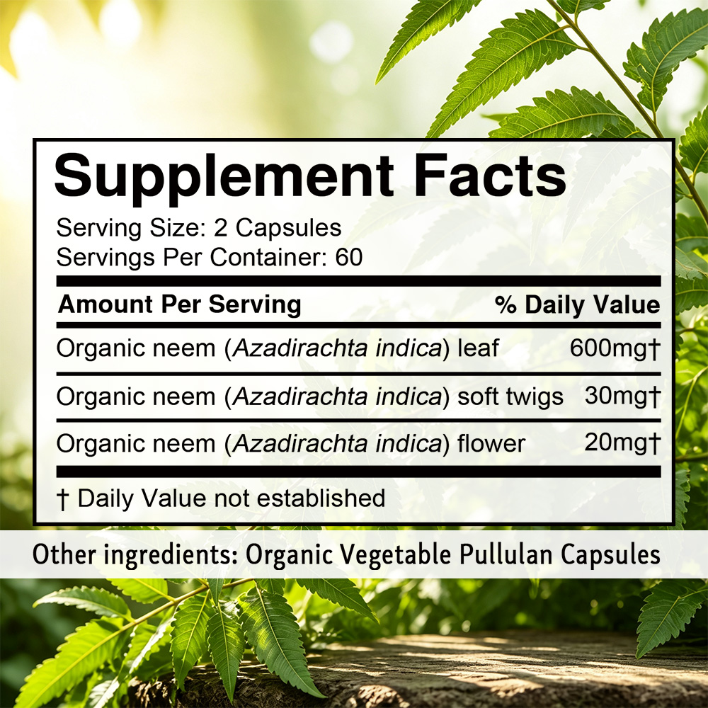 Neem Yaprağı Kapsülleri - Cilt - Herbal Supplement incelemesi ve fiyatı