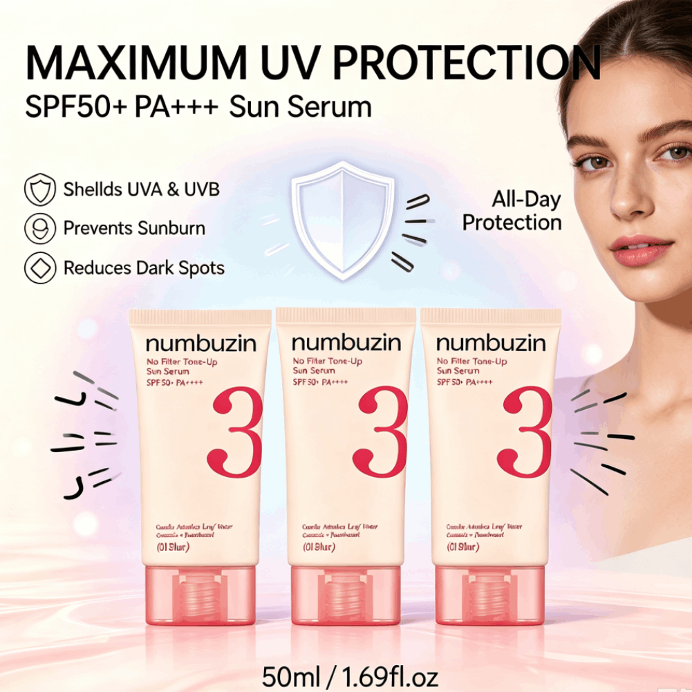 Numbuzin 3 Güneş Serumu SPF50+ - Echinacea incelemesi ve fiyatı
